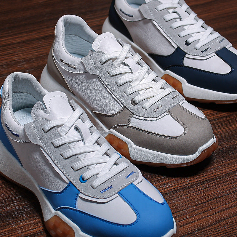 Men's Top Layer Waffle Running Comfortable Platform Casual Shoes