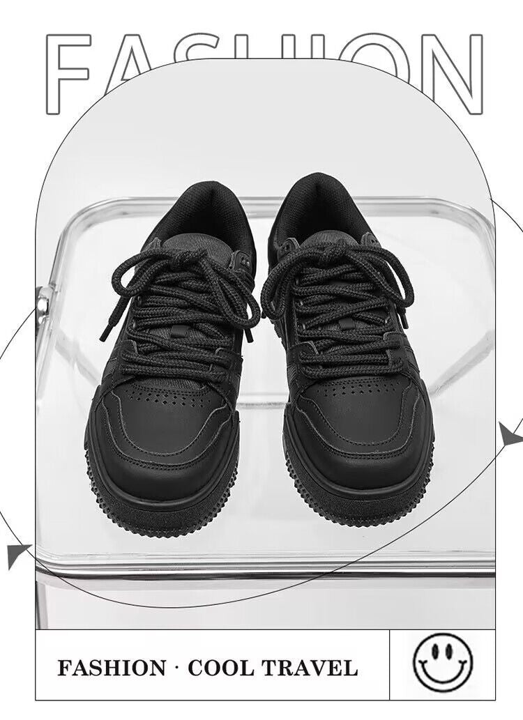 Men's Genuine Cowhide National Fashion Versatile Flat Casual Shoes