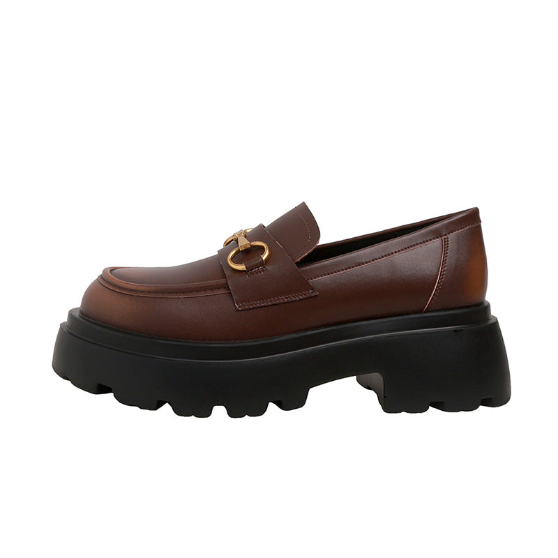 Women's Authentic British Style Metal Buckle Pumps Women's Shoes