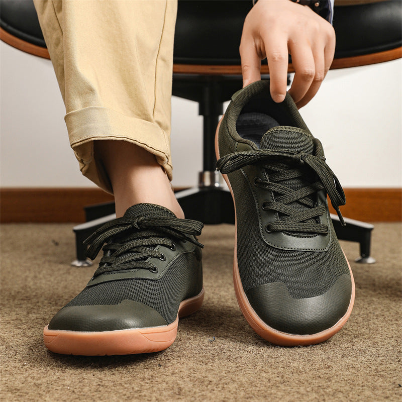 Men's Last Outdoor Leisure Breathable Mesh Cloth Fashion Low Sneakers