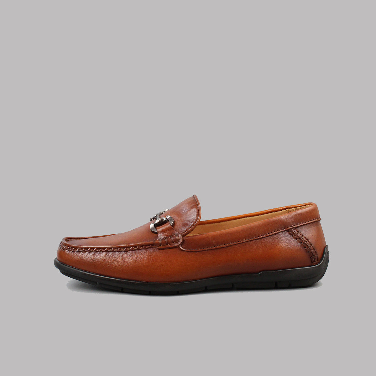 Men's Business Retro Soft Bottom Slip-on Breathable Loafers