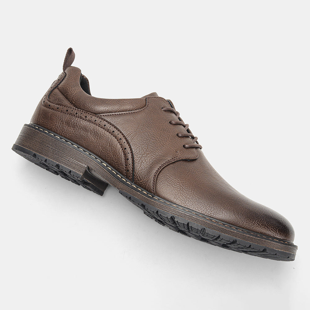 Pretty Men's Graceful Pumps Size Comfort Leather Shoes