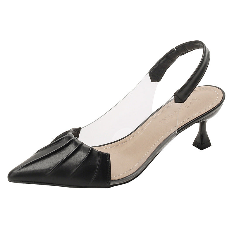 Women's & Men's Spring High-grade Closed Toe High With Skirt Heels