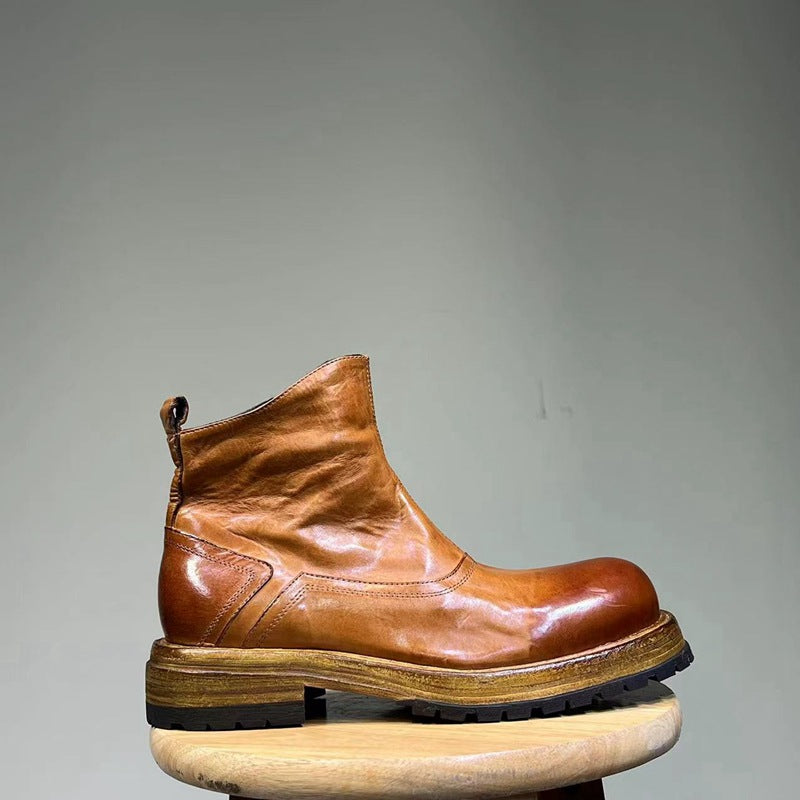 Men's Horse Washed Worn Sole Martin Live Boots