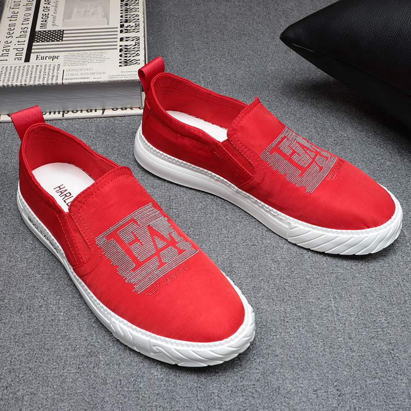 Men's Breathable Thin Fashion Lazy Ice Silk Sneakers