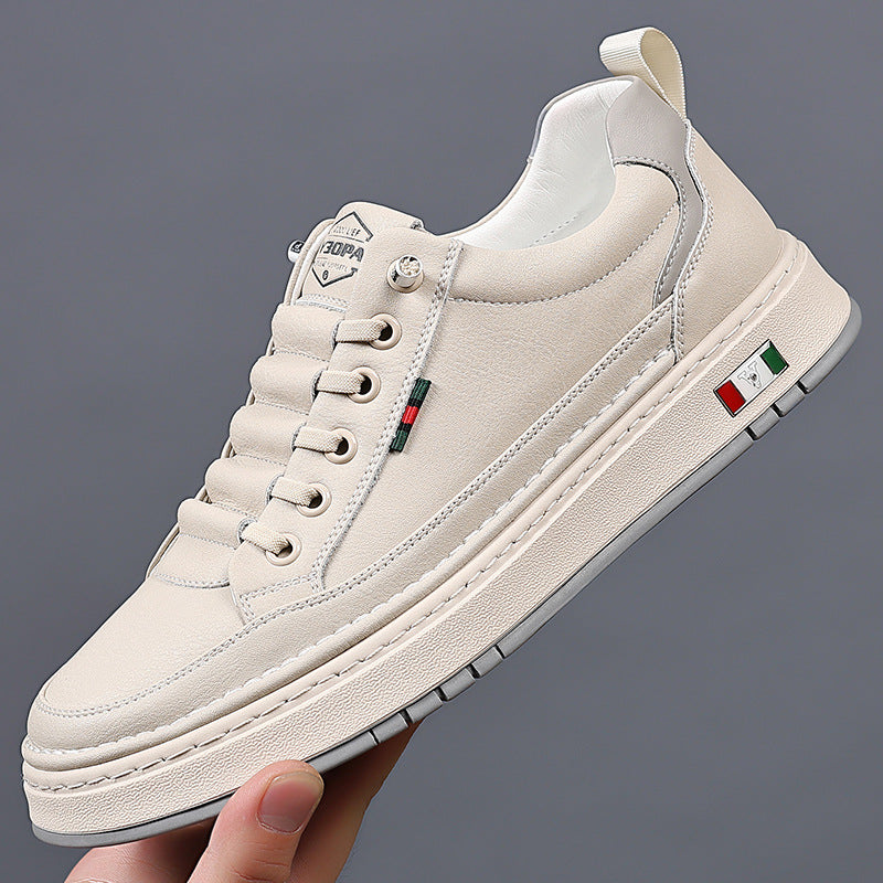 Men's Fashionable Breathable Sports Versatile Daily Commuter Leather Shoes