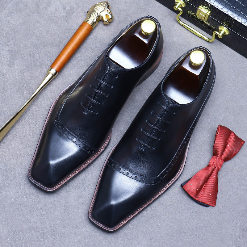 Men's Big Promotion Business Formal Wear Genuine England Leather Shoes