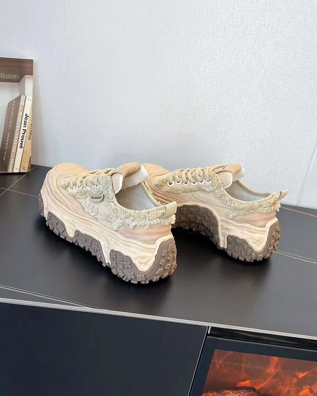 Women's Bottom Ugly Cute Fried Street Beggar Canvas Shoes