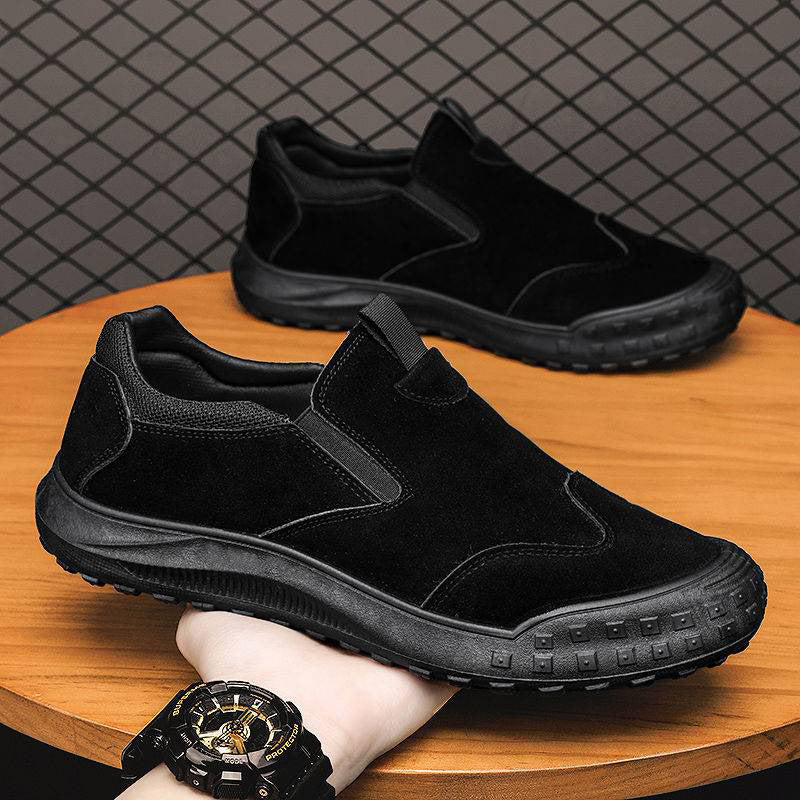 Men's Indoor Outdoor Labor Protection Slip-on Lazy Casual Shoes