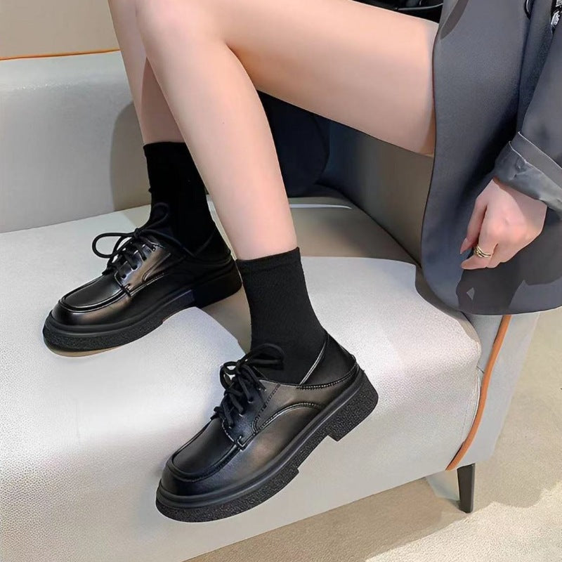 Women's Full Soft Bottom Wild British Style Loafers