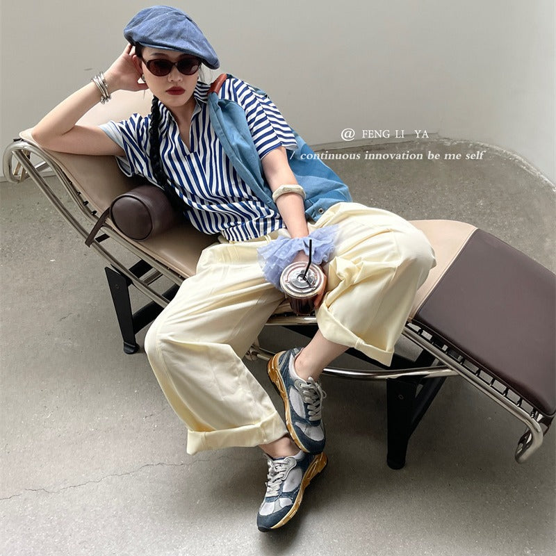 Handmade Old Thick Bottom Dirty Mesh Casual Shoes