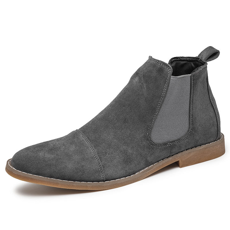 Trendy British Pointed Martin Plus Size Boots