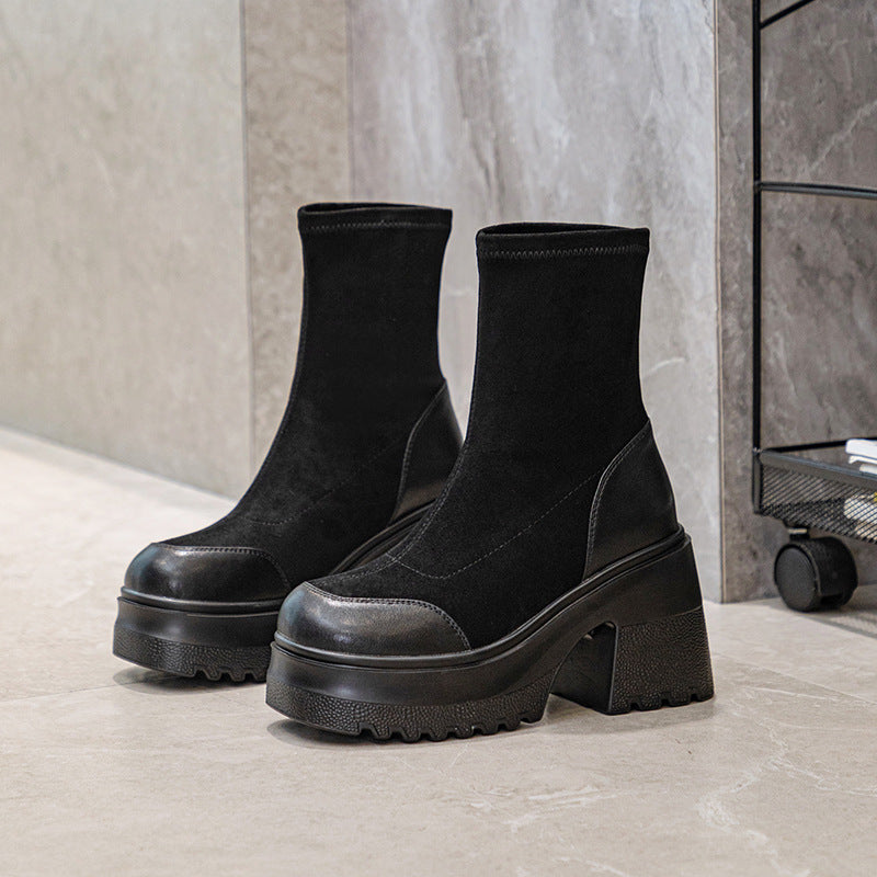 Women's Martin High-heel Summer Spring Platform Ankle Boots
