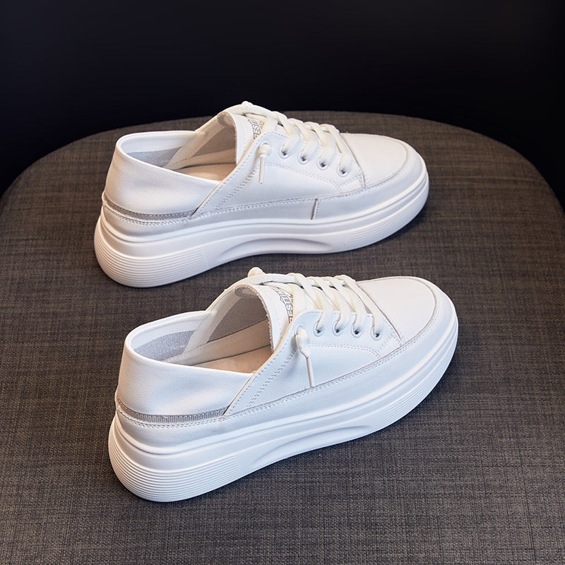Women's Summer White Flat Breathable Versatile Women's Casual Shoes