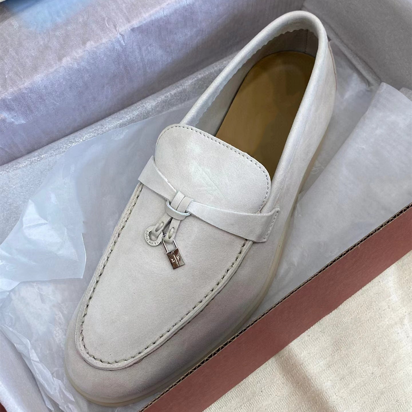 Women's Original Order Cowhide Soft Bottom British Loafers