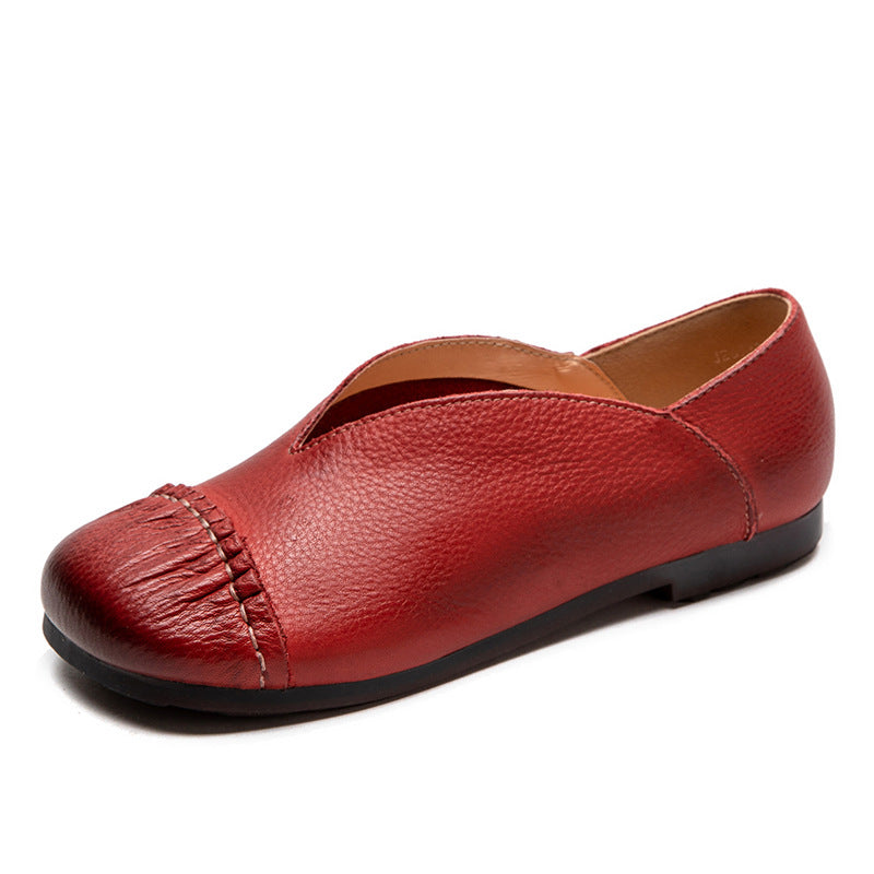Women's Retro Minority Wind Soft Bottom Mom Casual Shoes