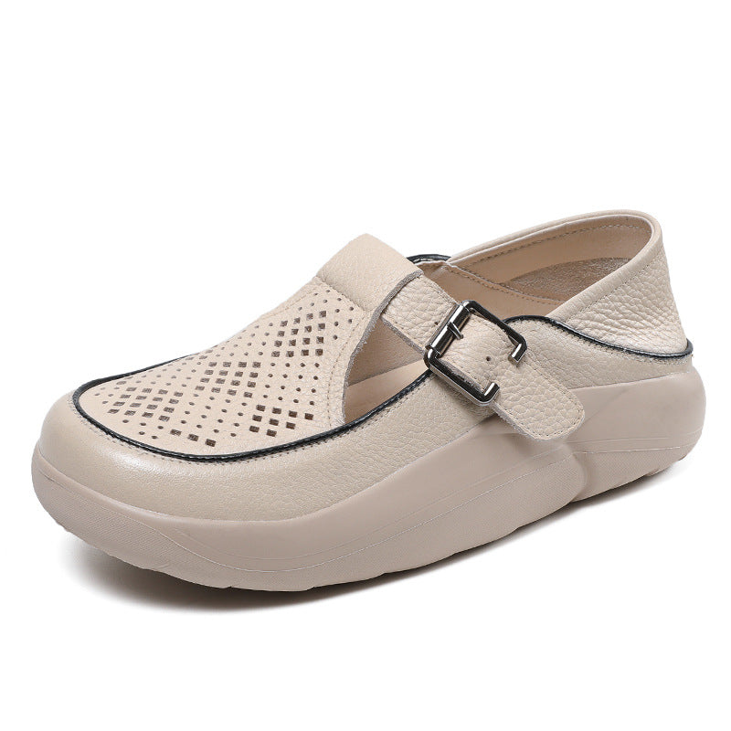Women's Mary Jane Summer Thick-soled Pumps Rocking Casual Shoes