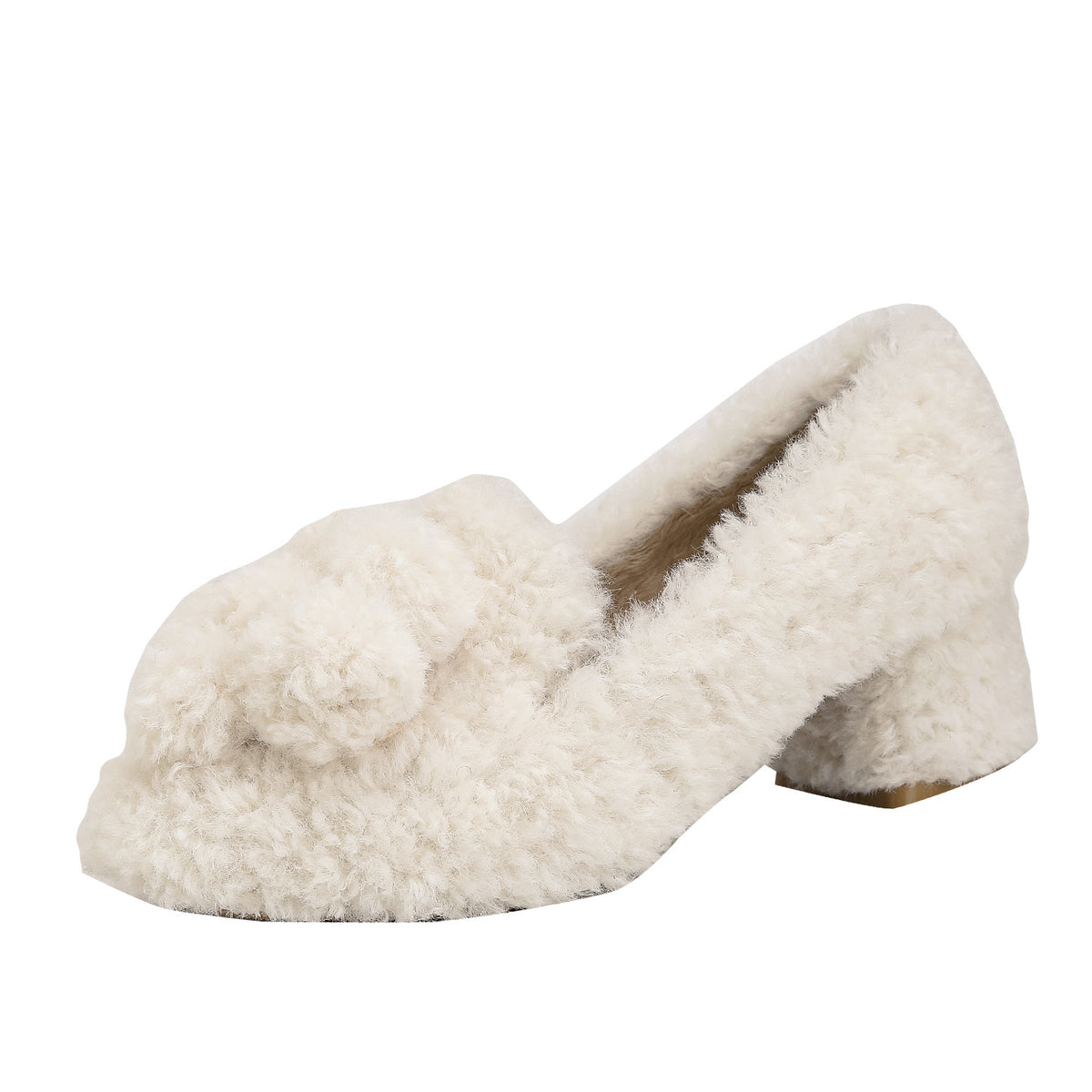 Women's Slip-on Lamb Fur High Outer Wear Fleece-lined High-grade Warm Women's Fashion Shoes