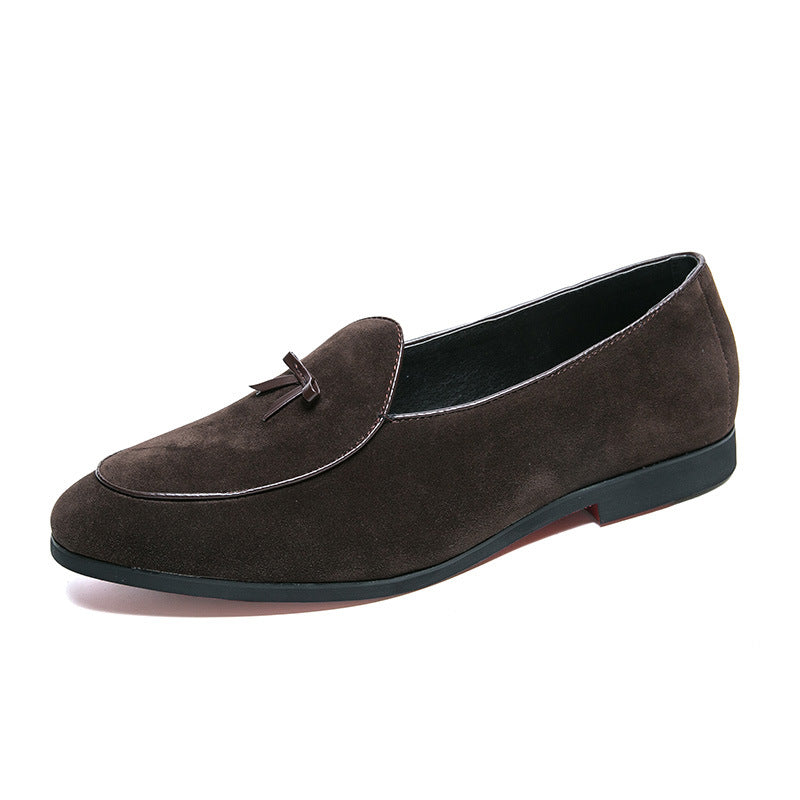 Men's Spring Vintage Flat Bottom Slip On Loafers