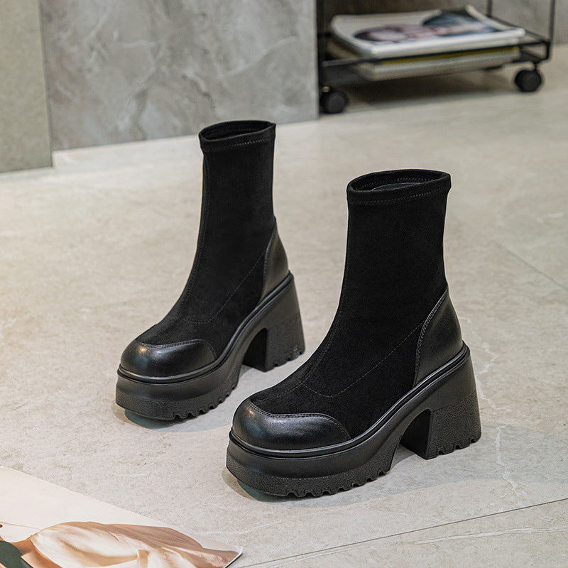 Socks Female Small Man Stretch Thin Boots