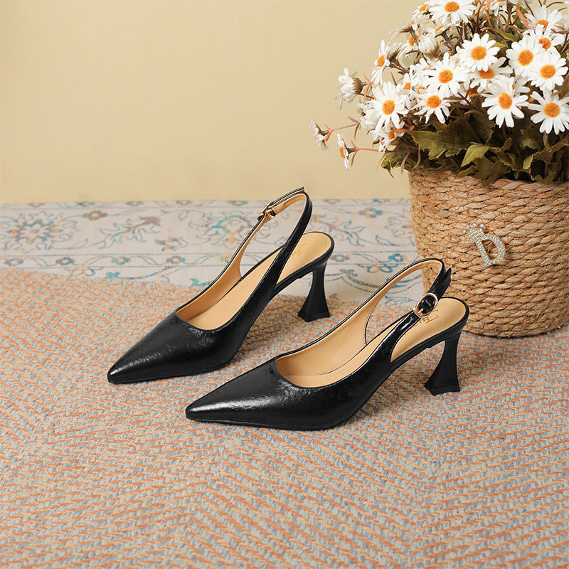 Women's Pointed High Stiletto Pumps Back Empty Heels