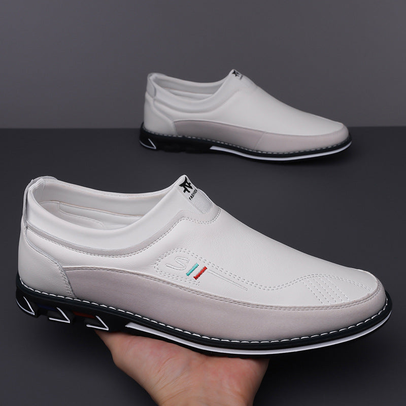 Men's Size Big Foot Business Fashion Comfortable Casual Shoes