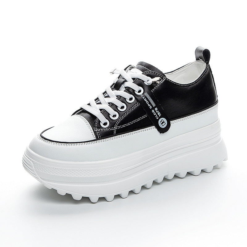 Women's Bottom Height Increasing Lightweight Breathable Leisure Sneakers