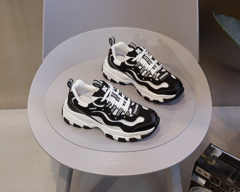 Women's Three Generations Authentic Clunky Sports Running Sneakers