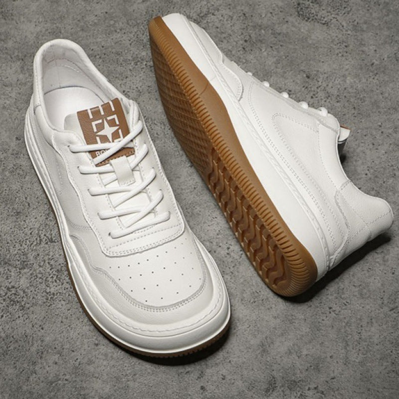 Men's Trendy Head Tilt Blue Fashion Board Sneakers
