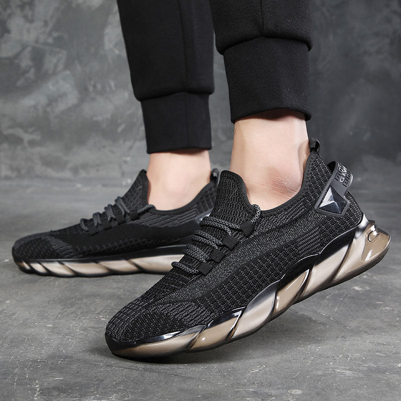Men's Coconut Korean Fashionable Breathable Mesh Running Sneakers