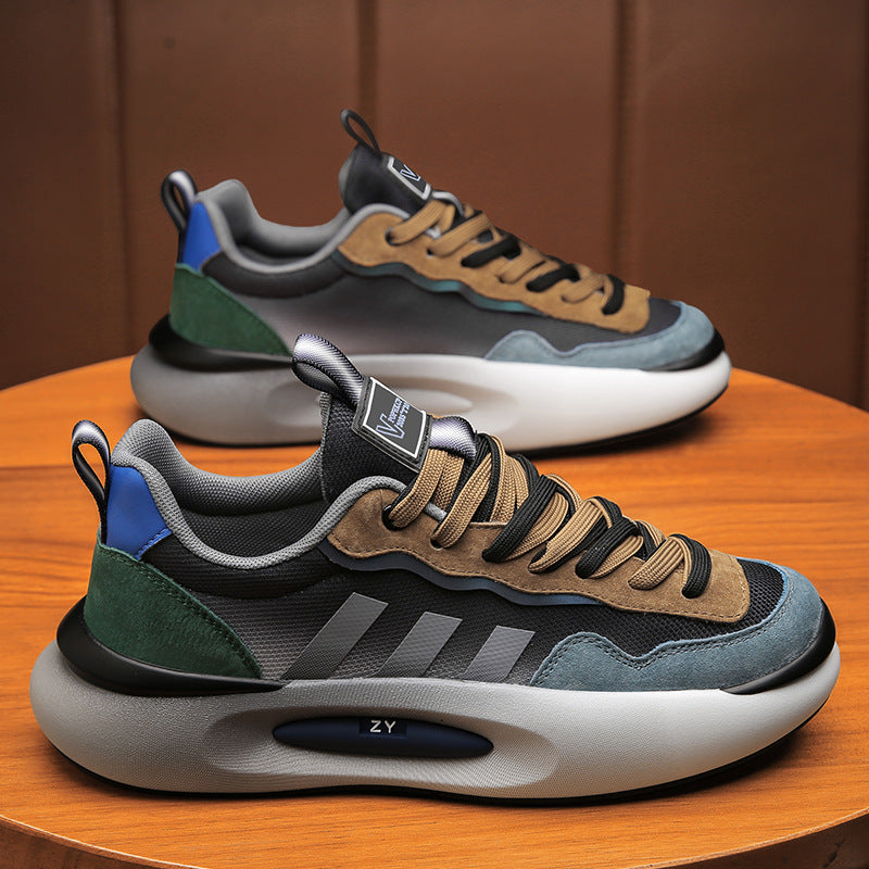 Men's Summer Mesh Breathable Sports Green Versatile Men's Shoes
