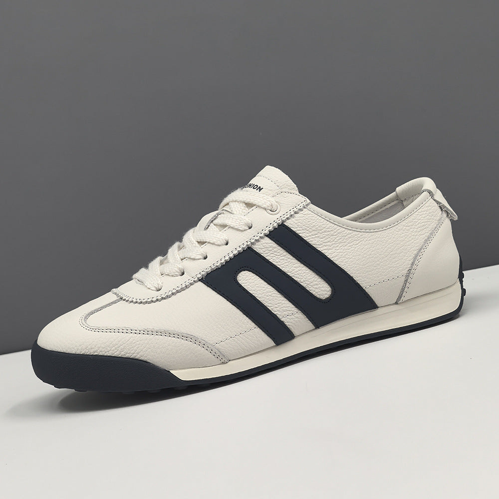 Men's Charming Trendy White German Training Sneakers