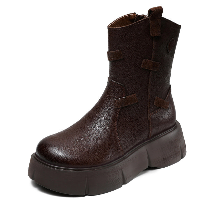 Women's For Genuine Fashion Knight Platform Beggar Boots