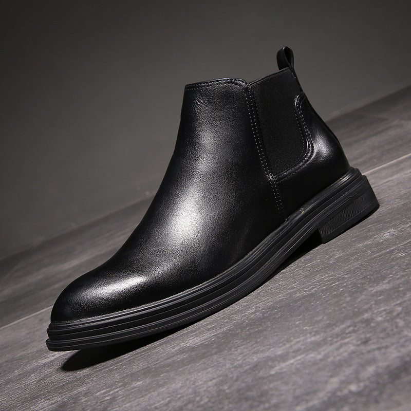 Men's Plus Size Pointed Chelsea British Slip-on Boots