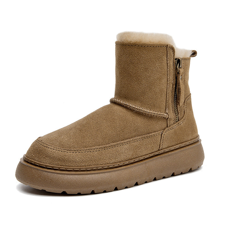 Women's For Winter Fleece-lined Thickened Northeast Warm Snow Boots
