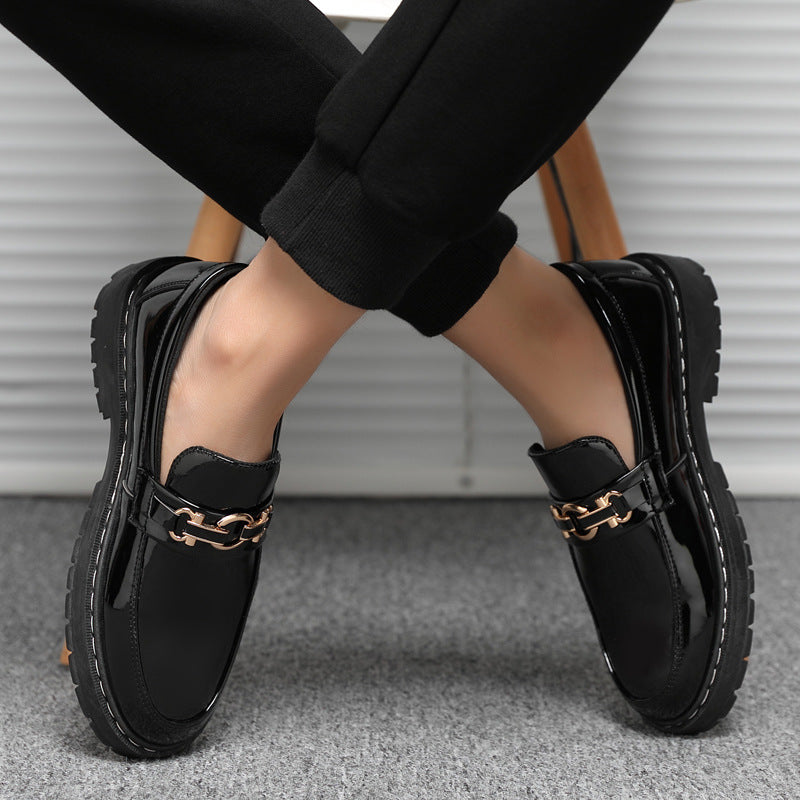 Men's Summer Breathable Slip-on Lofter Korean British Casual Shoes