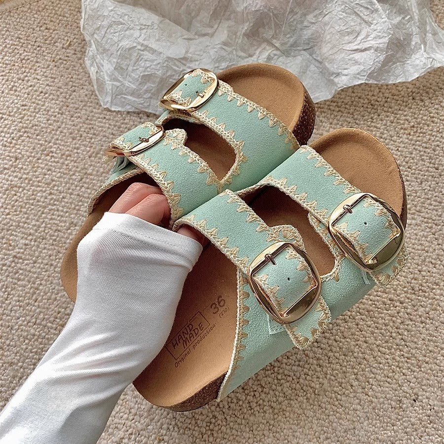 Women's Items Platform Summer Thick Bottom Slip-on Slippers