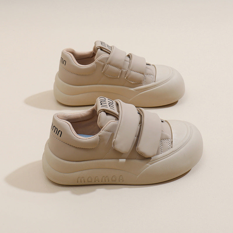 Women's Autumn Korean Style Flat White Trendy Casual Shoes