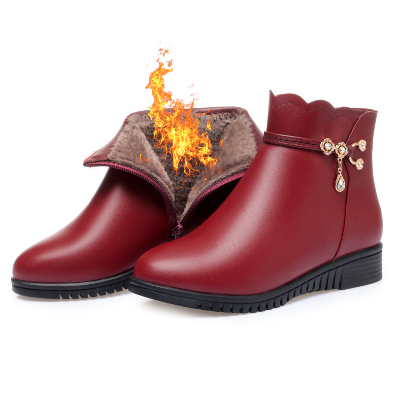 Women's Winter Low Flat Soft Soled Veet Women's Shoes