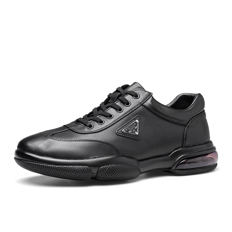 Men's Toe Air Cushion Sports Black Trendy Sneakers