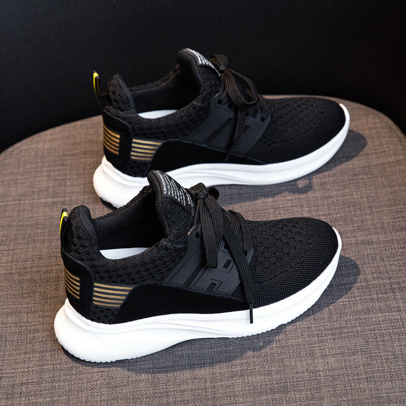Women's Flying Woven Korean Style Versatile Fitness Casual Shoes