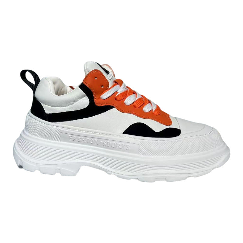 Men's Top Cloth Surface Breathable Thick Bottom Sneakers