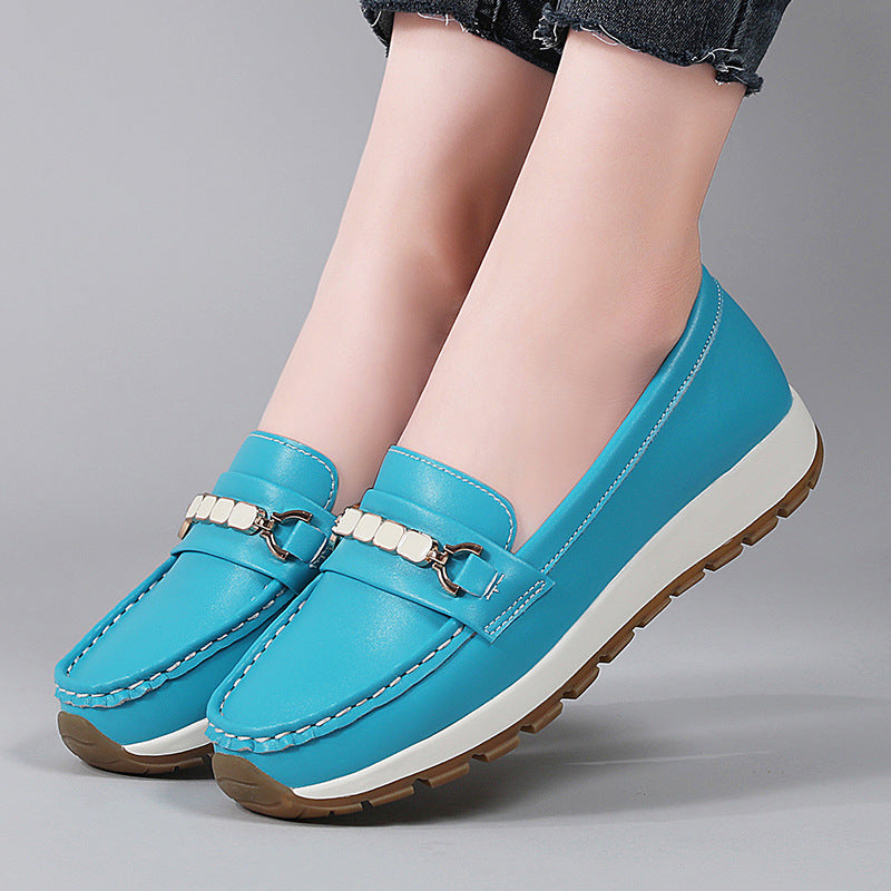 Women's Size Autumn Western Style Mom Soft Casual Shoes