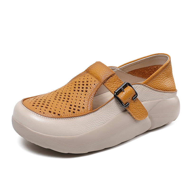 Women's Mary Jane Summer Thick-soled Pumps Rocking Casual Shoes