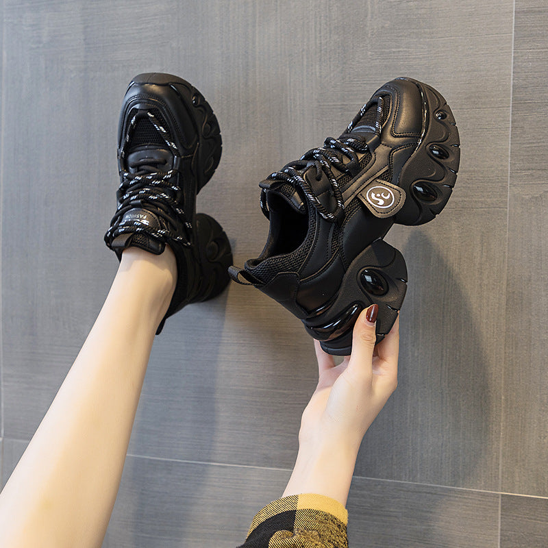Women's Dad Spring Platform Height Increasing Insole Casual Shoes