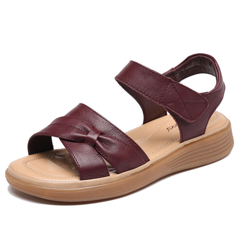 Women's & Men's Genuine Soft Bottom Mom Summer Comfortable Old Sandals