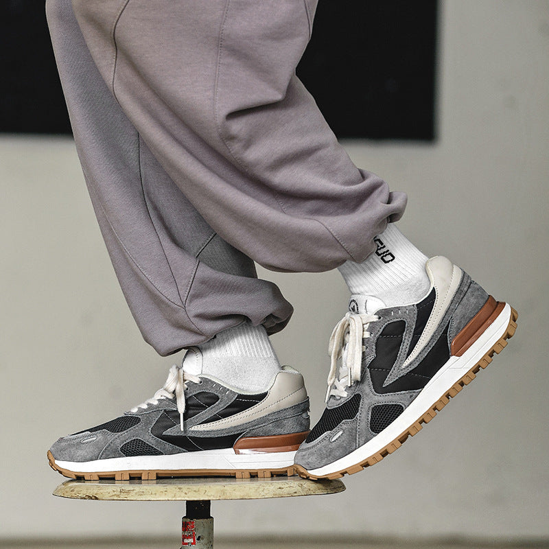 Men's Thick Bottom Retro Jogging Autumn Versatile Sneakers