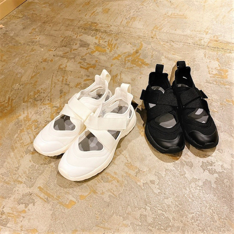 Women's Summer Sports Platform Ninja Velcro Mary Casual Shoes