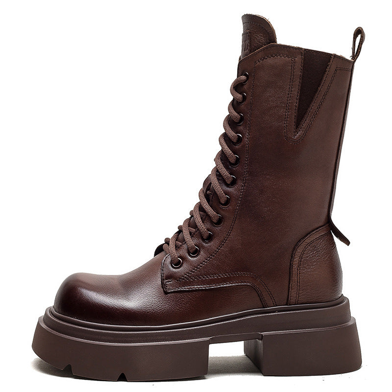 Women's Shu Side Zipper Fashion Martin Trendy Boots