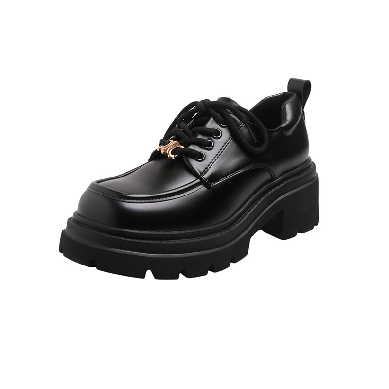 Women's Muffin British Style Thick Bottom Chunky Loafers
